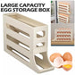 Rolling Refrigerator Egg DispenserAutomatic Egg Roller Storage Rack 4 Tiers