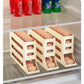 Rolling Refrigerator Egg DispenserAutomatic Egg Roller Storage Rack 4 Tiers