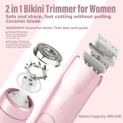 🔥LAST DAY SALE 50% OFF🎁- Comfort 2 in 1 Electric Lady Shaver