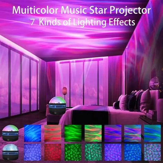 🎁Boxing Day Sale 49% OFF 💥Northern Lights and Ocean Wave Projector - FREE SHIPPING